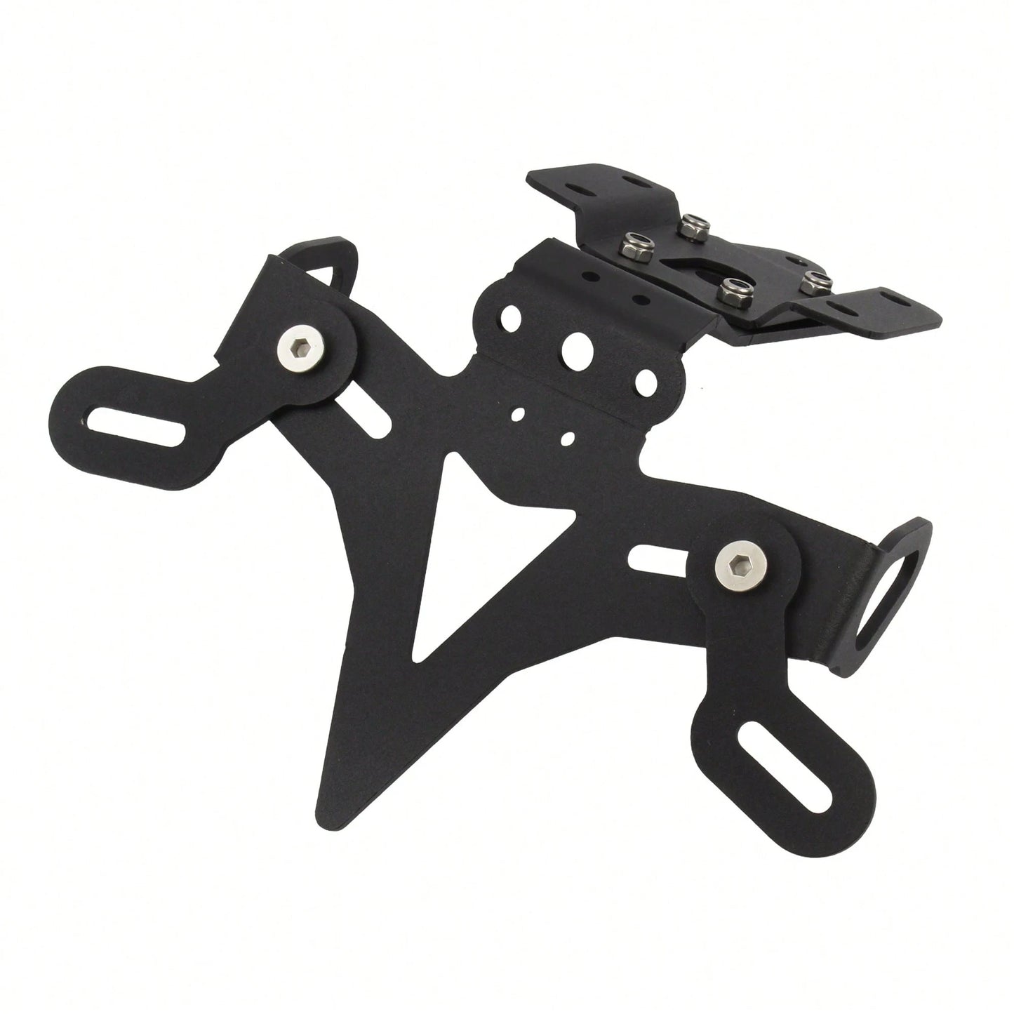 PowerMotor Motorcycle License Plate Holder Mounting Bracket Tail Tidy Fender Eliminator For MT 07 FZ 07 MT-07 FZ-07 2013-2024 Street Bike Modification Parts