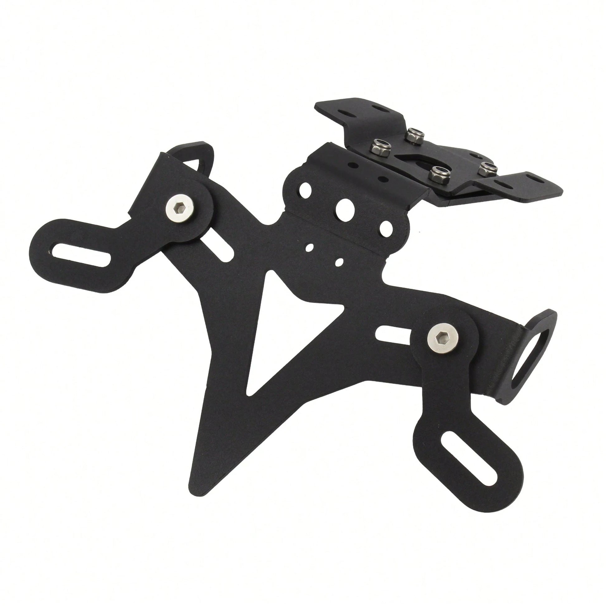PowerMotor Motorcycle License Plate Holder Mounting Bracket Tail Tidy Fender Eliminator For MT 07 FZ 07 MT-07 FZ-07 2013-2024 Street Bike Modification Parts