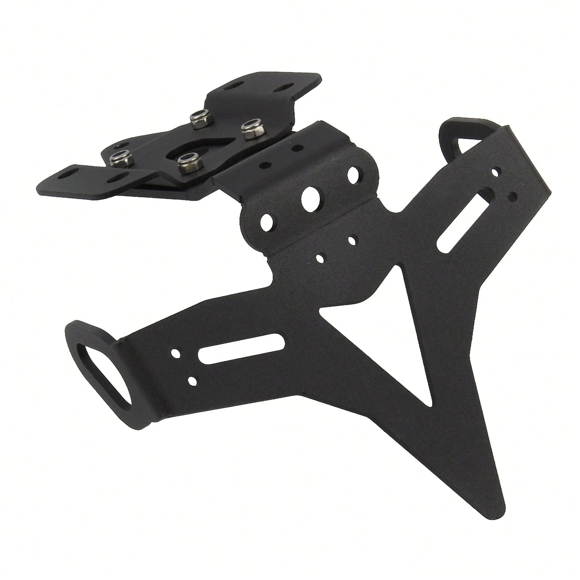 PowerMotor Motorcycle License Plate Holder Mounting Bracket Tail Tidy Fender Eliminator For MT 07 FZ 07 MT-07 FZ-07 2013-2024 Street Bike Modification Parts