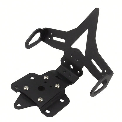 PowerMotor Motorcycle License Plate Holder Mounting Bracket Tail Tidy Fender Eliminator For MT 07 FZ 07 MT-07 FZ-07 2013-2024 Street Bike Modification Parts