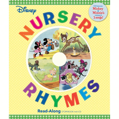 Pre-Owned Disney Nursery Rhymes Readalong Storybook And CD (Hardcover) By Disney Books