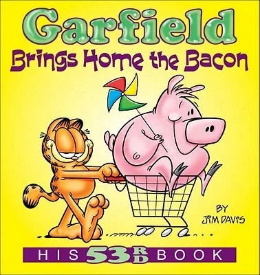 Pre-Owned Garfield Brings Home The Bacon: His 53rd Book (Paperback) By Jim Davis