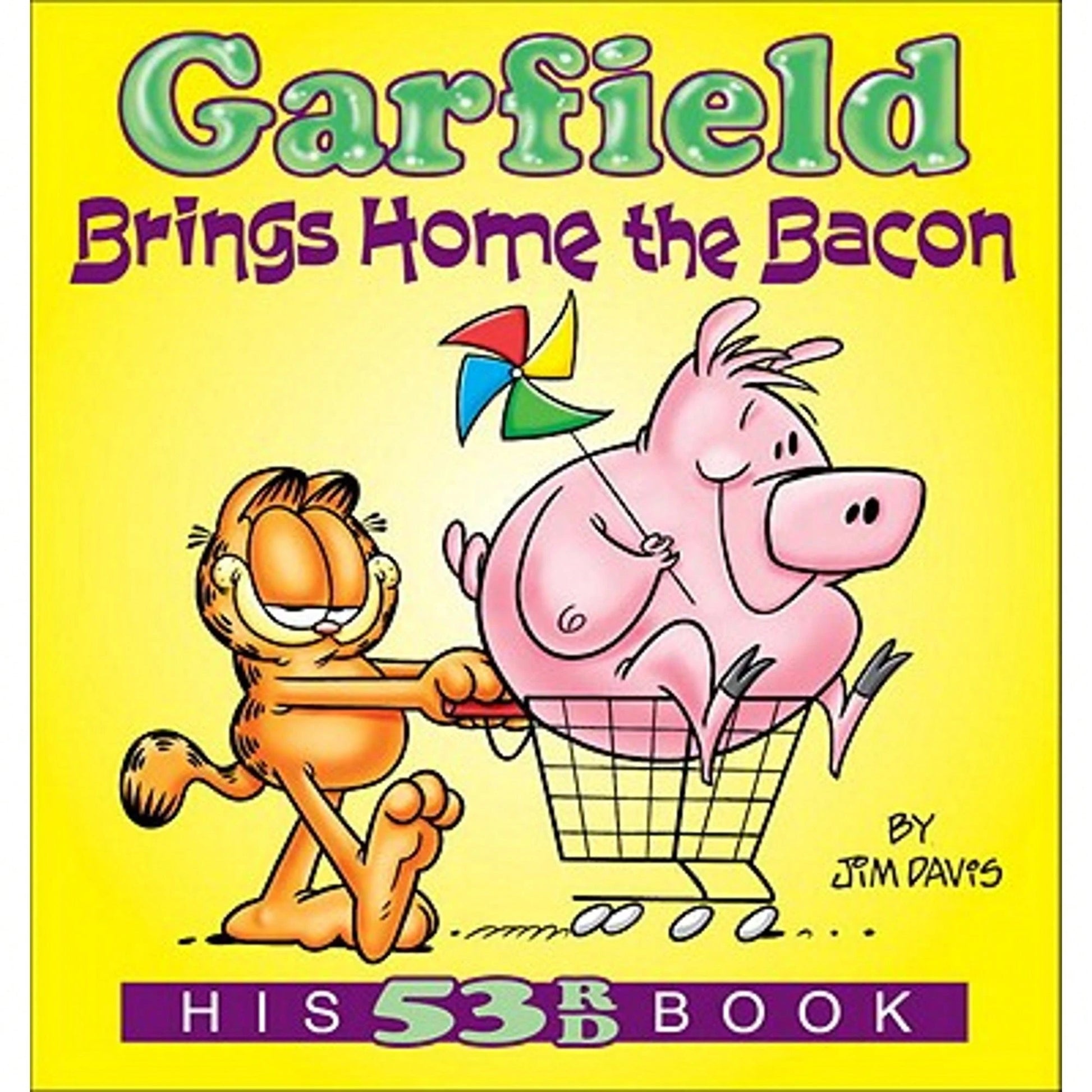 Pre-Owned Garfield Brings Home The Bacon: His 53rd Book (Paperback) By Jim Davis