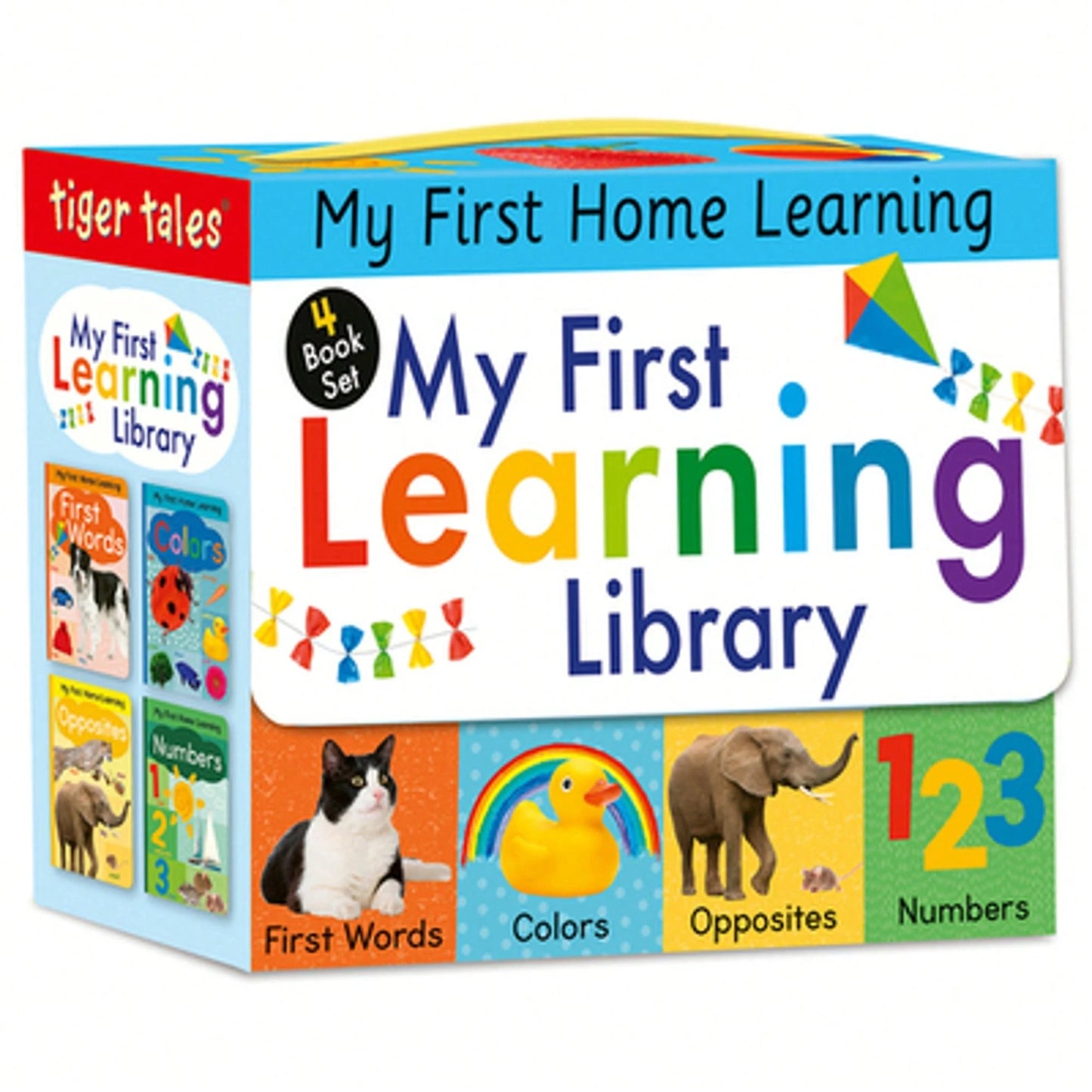 Pre-Owned My First Learning Library 4-Book Boxed Set: Includes First Words, Colors, Opposites, And (Hardcover) By Lauren Crisp, Tiger Tales (Compiled