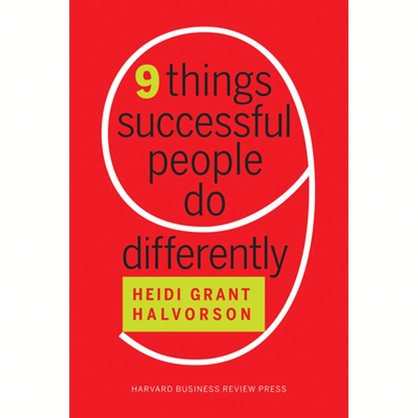 Pre-Owned Nine Things Successful People Do Differently (Hardcover) By Heidi Grant Halvorson