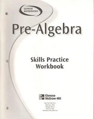 Pre-Owned Pre-Algebra Skills Practice Workbook (Paperback) By McGraw-Hill Education