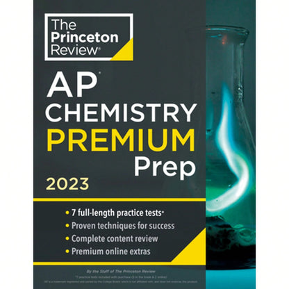 Pre-Owned Princeton Review AP Chemistry Premium Prep, 2023: 7 Practice Tests + Complete Content (Paperback) By The Princeton Review