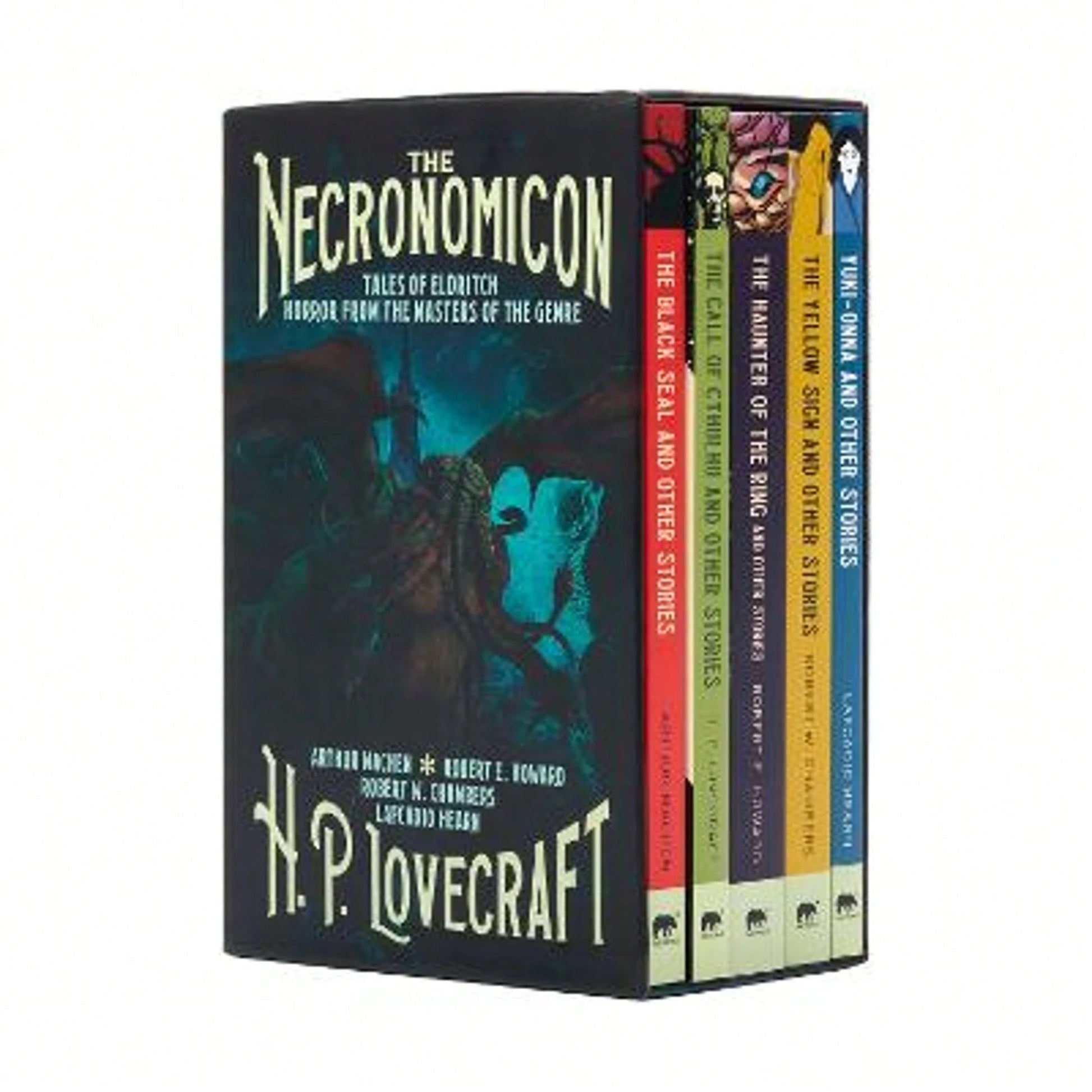 Pre-Owned The Necronomicon: 5-Book Paperback Boxed Set (Paperback) By H. P. Lovecraft, Robert Ervin Howard, Arthur Machen