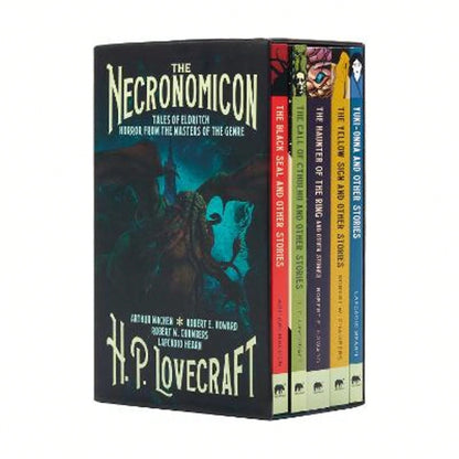 Pre-Owned The Necronomicon: 5-Book Paperback Boxed Set (Paperback) By H. P. Lovecraft, Robert Ervin Howard, Arthur Machen