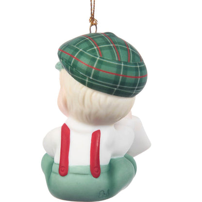 Precious Moments - 2025 Dated Boy Ornament Baby's First Christmas 251006