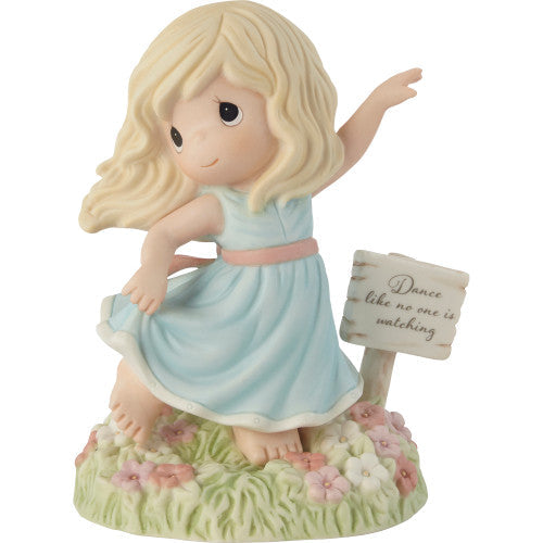 Precious Moments - Dance Like No One Is Watching Barefoot Dance Porcelain Figurine 212009