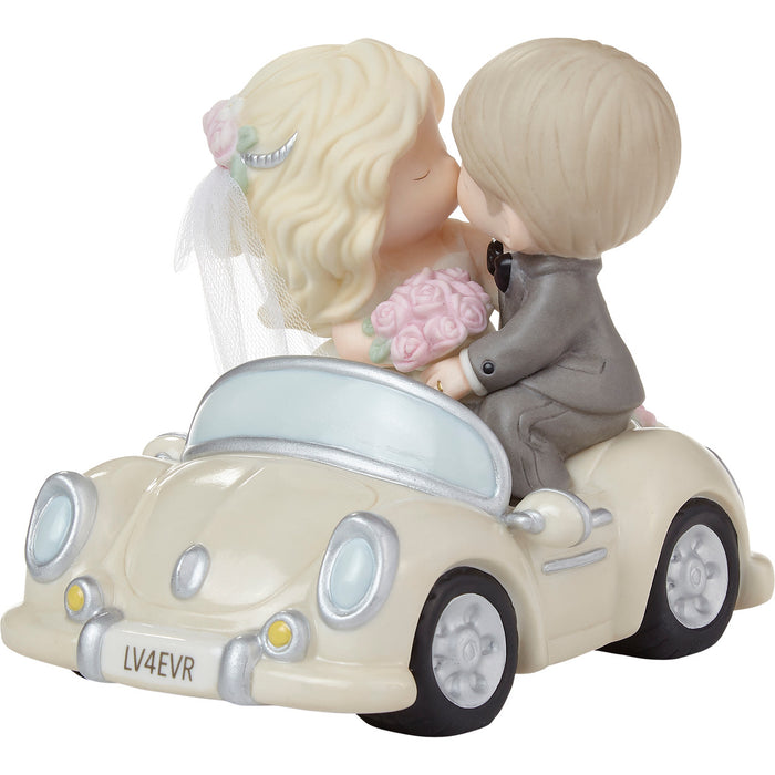 Precious Moments - On The Road To Forever Just Married Newlywed Porcelain Figurine 222011