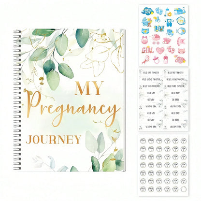 Pregnancy Journal With Keepsake Pocket,Hardcover Pregnancy Book, Weekly Pregnancy Planner With Calendar, Capture Every Milestone Of Mom