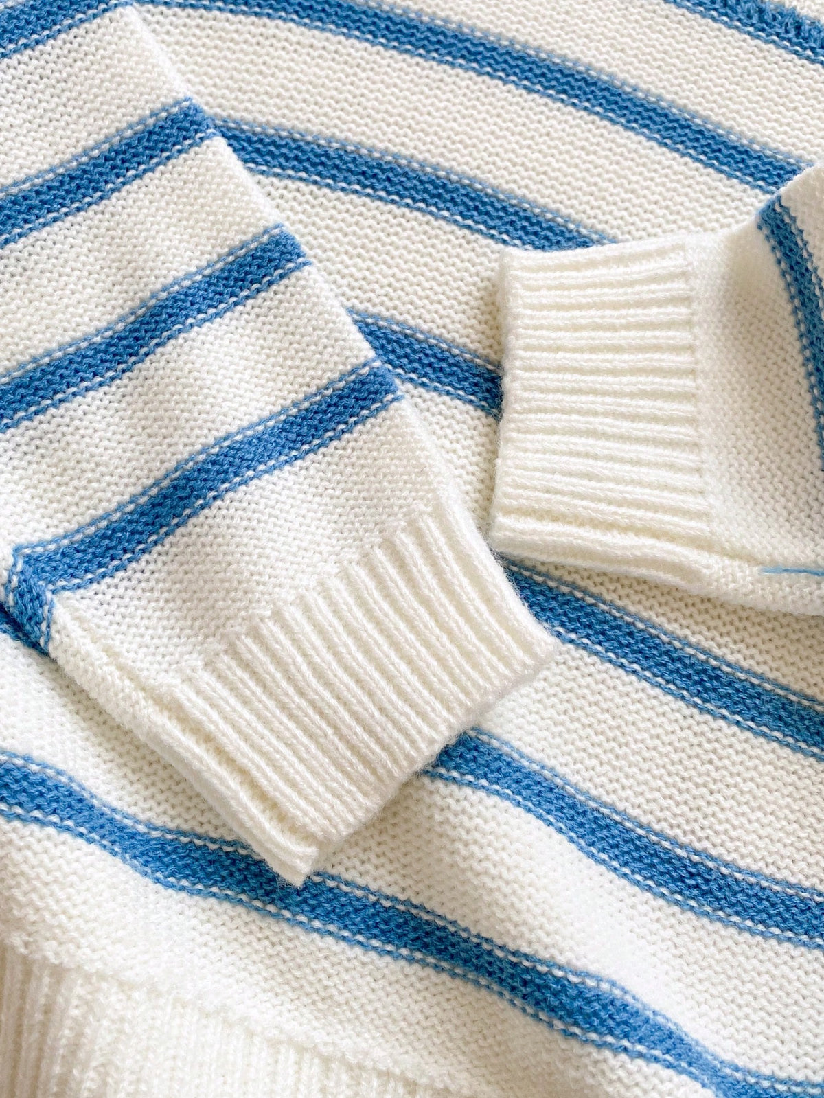 PrepCrw 1 Piece Young Boy Casual College Comfortable Fashion Simple Practical All-Match College With Stripes Comfortable Thick Warm Round Neck Sweater For Back To School Daily Suitable For School Trav