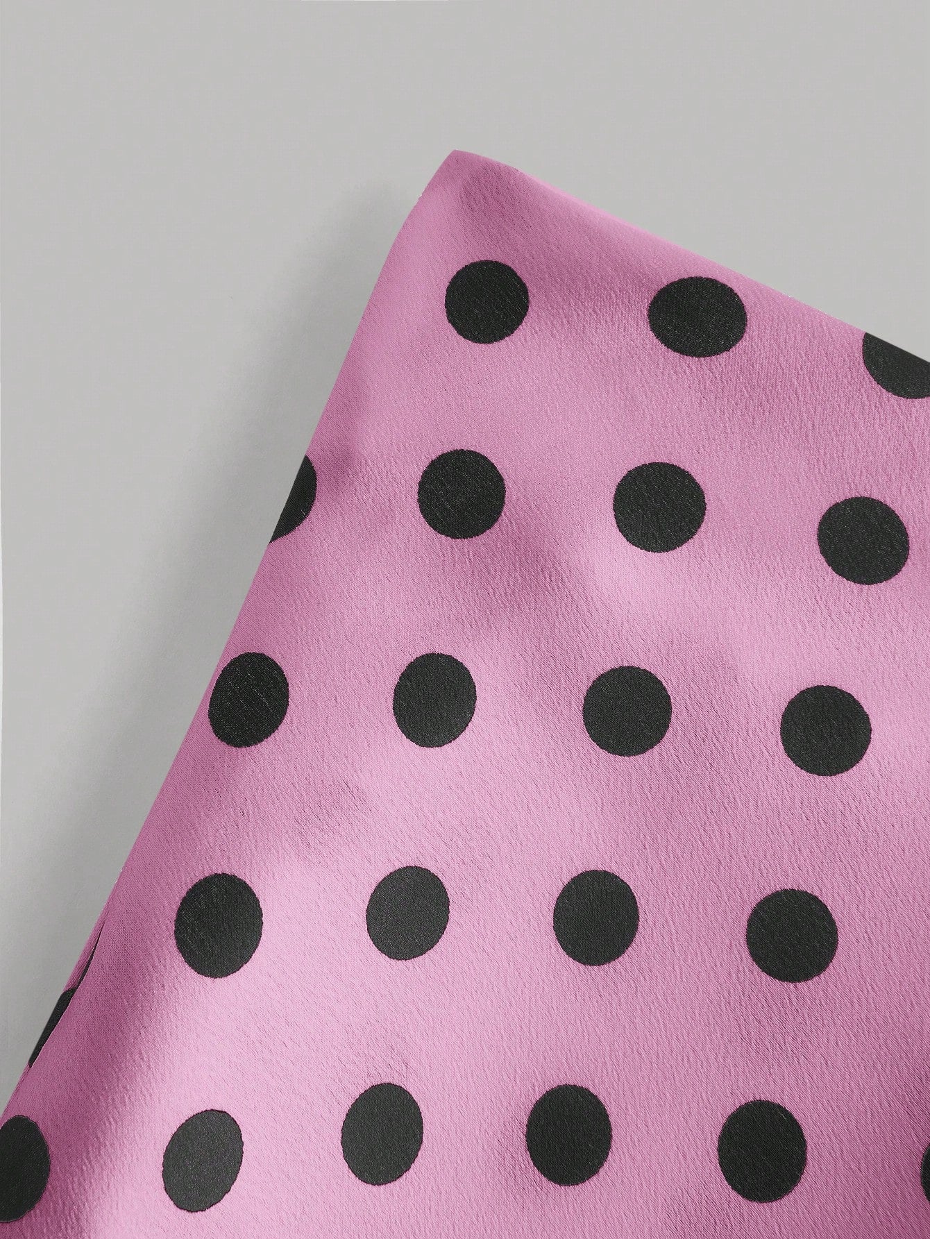Privé Polka Dot Satin Skirt, Fashionable For Summer