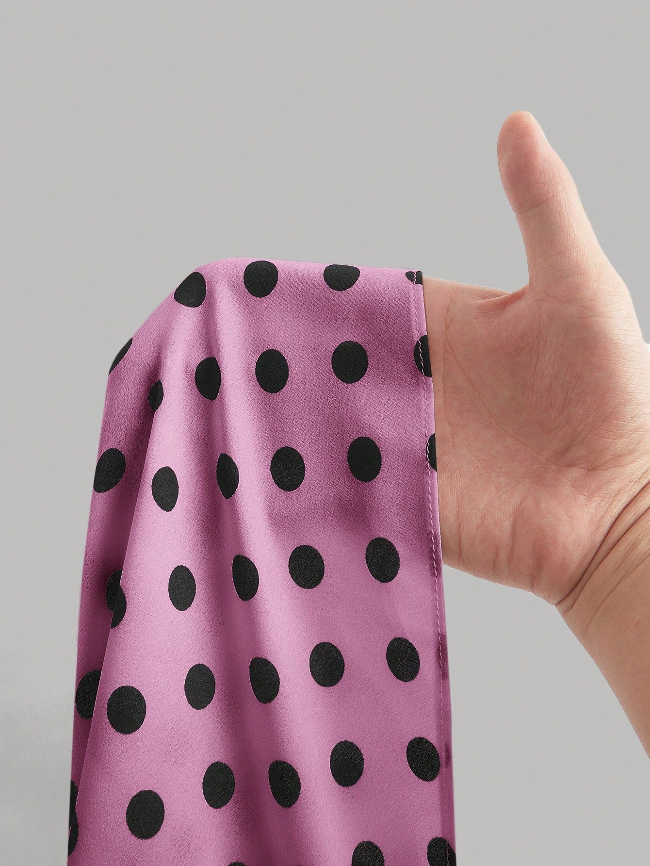 Privé Polka Dot Satin Skirt, Fashionable For Summer
