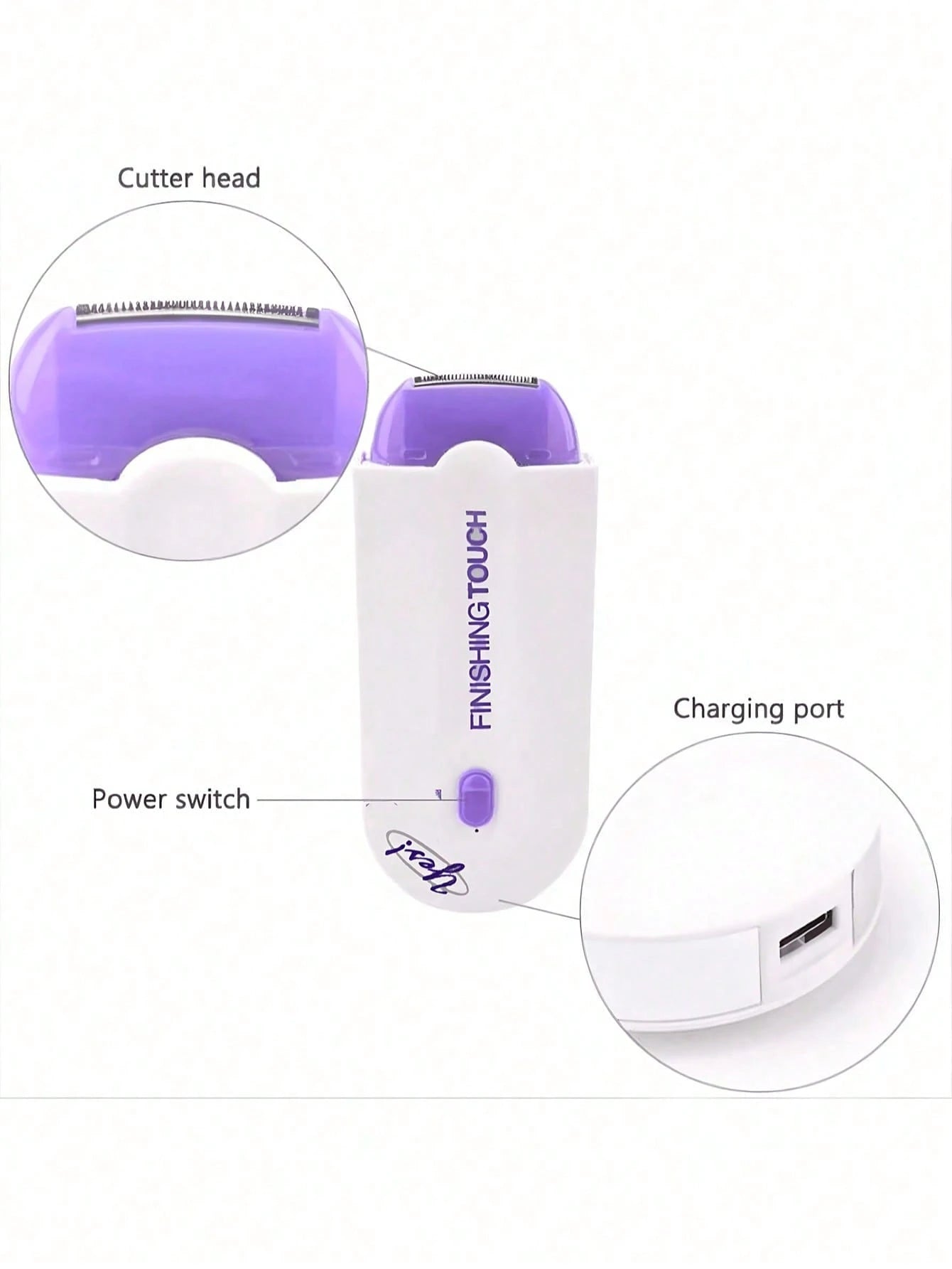 Professional Women's Electric Hair Remover For Face, Legs, Bikini Line, Hands, And Body, Hair Removal Device