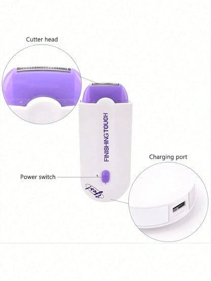 Professional Women's Electric Hair Remover For Face, Legs, Bikini Line, Hands, And Body, Hair Removal Device