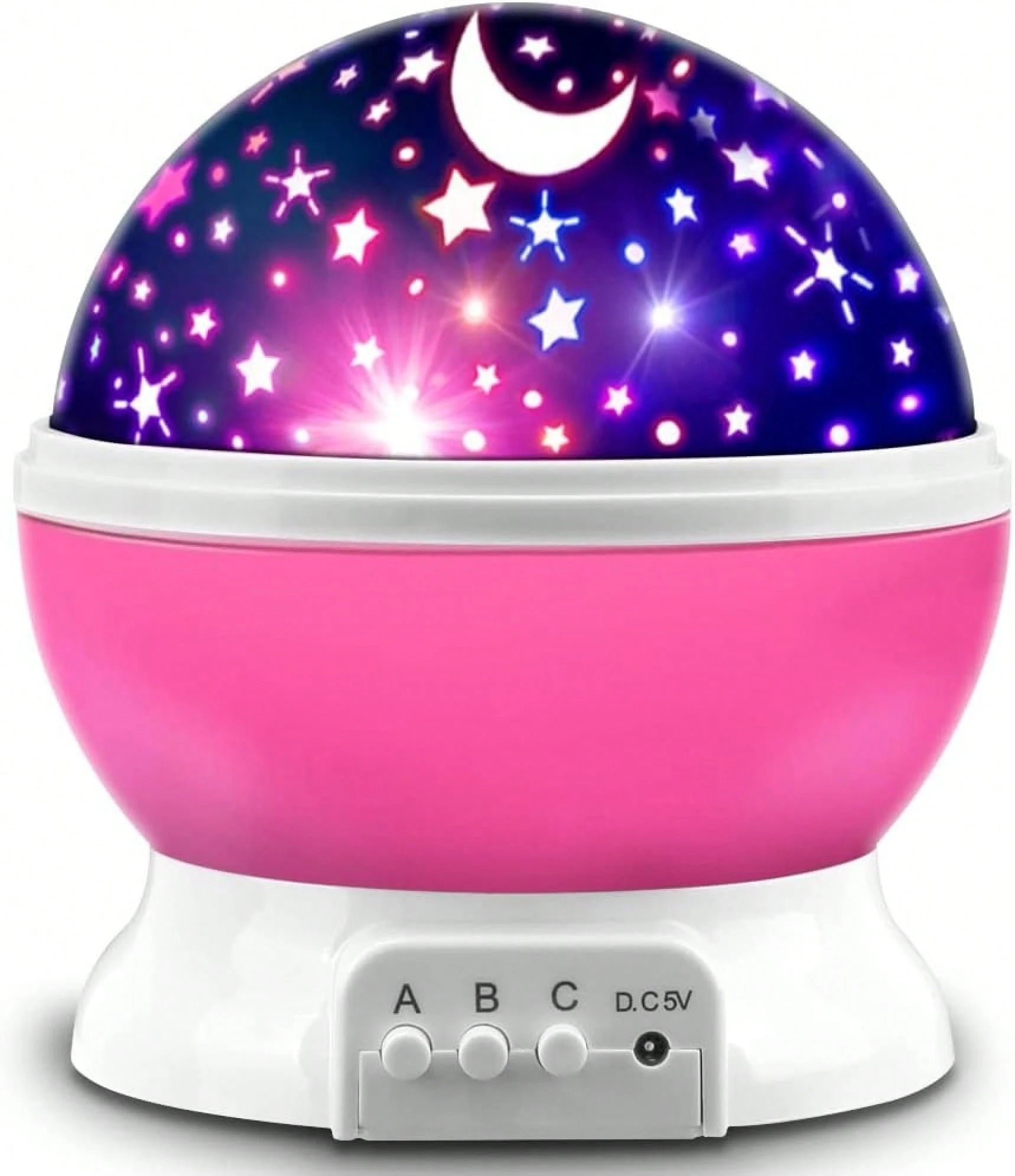 Projector Night Lights Kids, Birthday Gifts 1-4-6-14 Year Old Girl Boy Kids Bedroom, Glow In Dark Stars Moon Child Asleep Peacefully