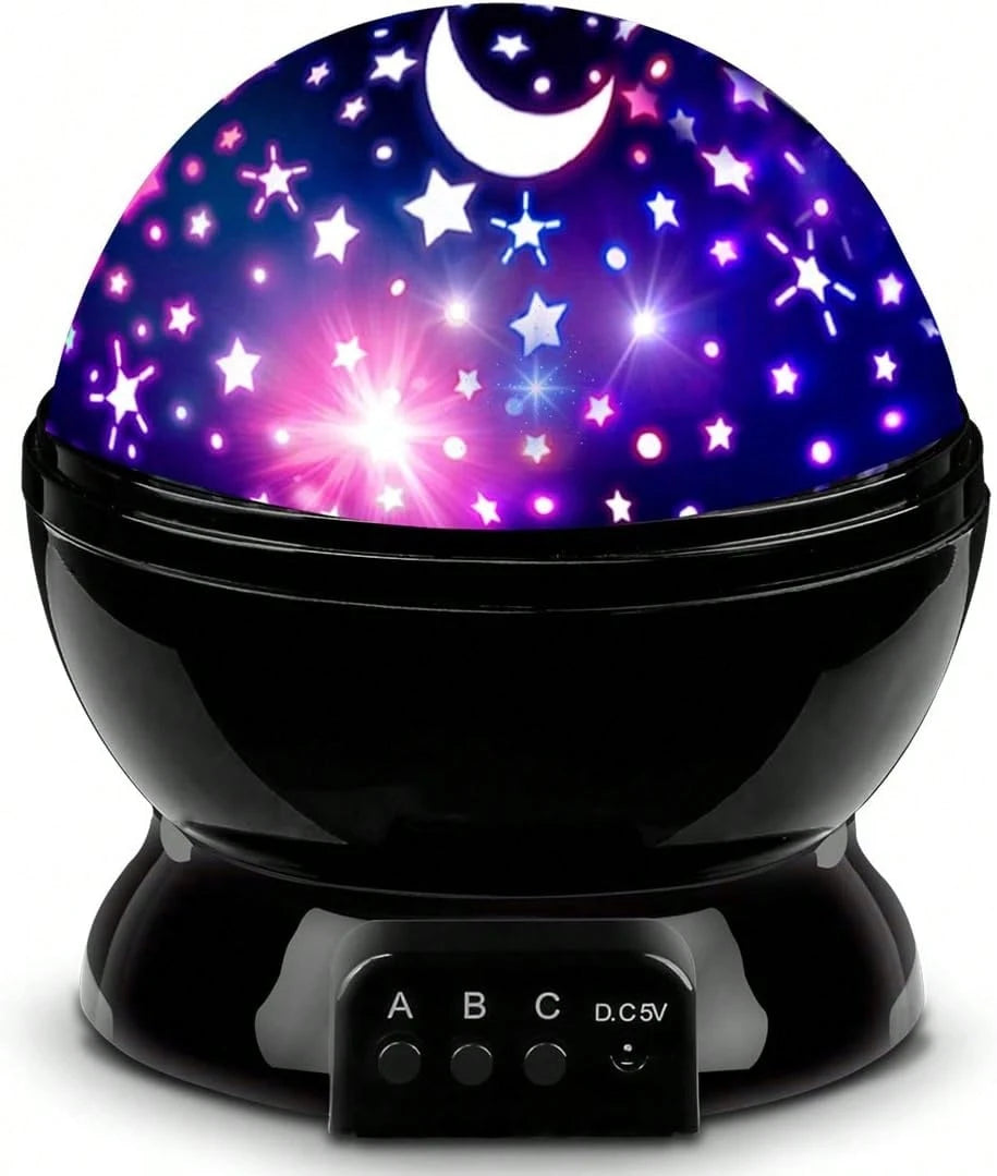 Projector Night Lights Kids, Birthday Gifts 1-4-6-14 Year Old Girl Boy Kids Bedroom, Glow In Dark Stars Moon Child Asleep Peacefully