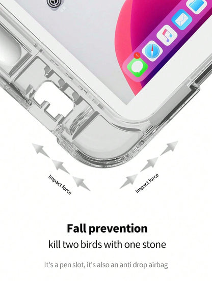 Protective Case Compatible With Ipad 11th Generation, A16 Shell, Four-Corner Airbag Anti-Drop, Smart Sleep/Wake, Tri-Fold Stand, Compatible With IPad Air 11, 9th Generation 10.2 Inch, Pro 11, 10th Gen