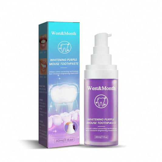 Purple Mousse Toothpaste, Daily Mouthguard Gently Cleans Stains And Tartar Freshen The Mouth