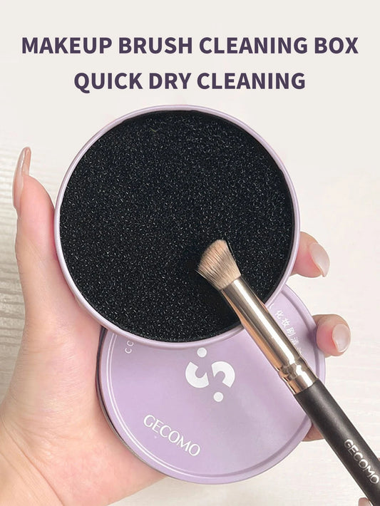 Quick Dry Makeup Brushes & Sponges Cleaner Box, Remove Makeup Residues Without Water, Portable Size & Non-Damaging To Brush S,Makeup,Cheap,Room Decor,Vanity,Travel,Bedroom,Makeup Accessories,Cheap,Sto