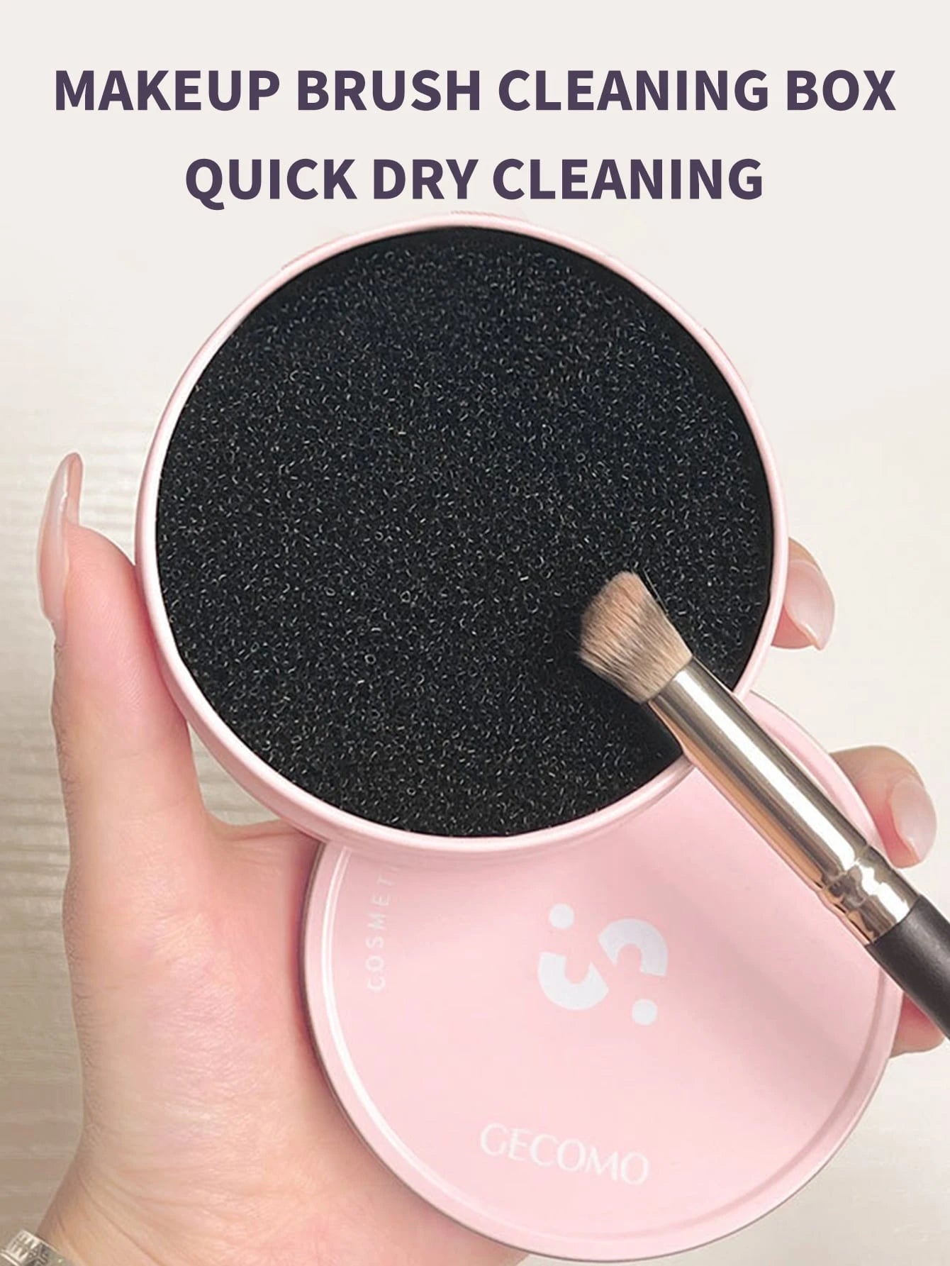 Quick Dry Makeup Brushes & Sponges Cleaner Box, Remove Makeup Residues Without Water, Portable Size & Non-Damaging To Brush S,Makeup,Cheap,Room Decor,Vanity,Travel,Bedroom,Makeup Accessories,Cheap,Sto