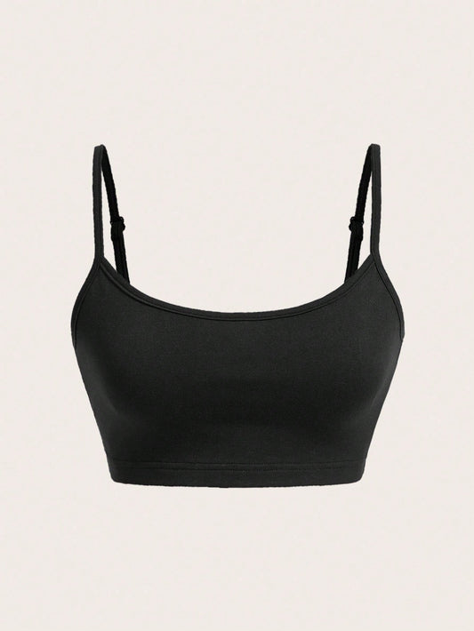 Qutie Casual Minimalist Versatile Short Sexy Camisole Tank Top, Suitable For Summer, Slim Fit For Women