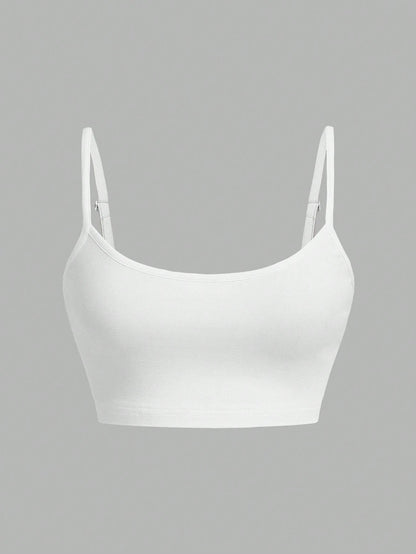 Qutie Casual Minimalist Versatile Short Sexy Camisole Tank Top, Suitable For Summer, Slim Fit For Women