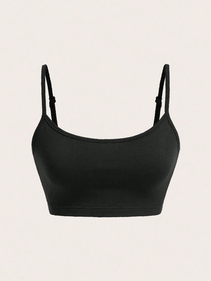 Qutie Casual Minimalist Versatile Short Sexy Camisole Tank Top, Suitable For Summer, Slim Fit For Women