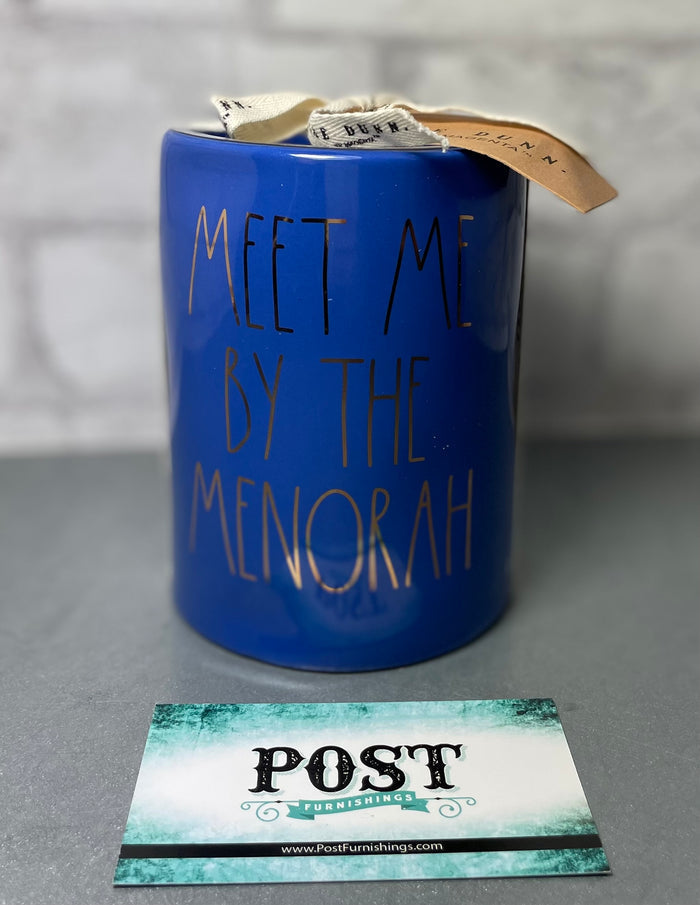 Rae Dunn Meet Me By the Menorah Candle