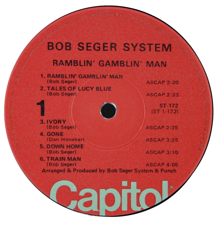 Ramblin' Gamblin' Man (1977, Red label press)