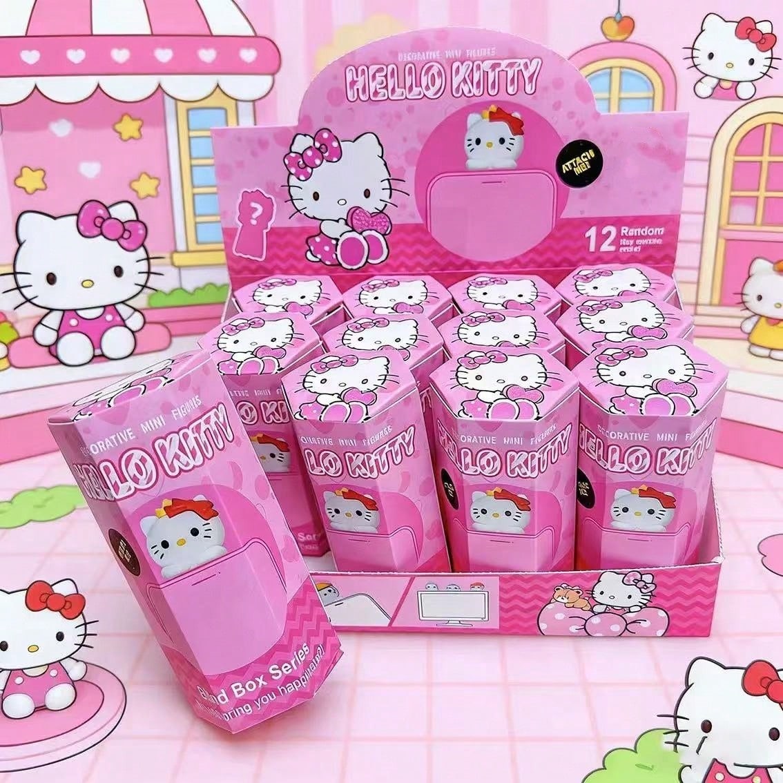 "Random Mystery Blind Box", Sanrio Party Angel Doll Surprise Set, Suitable For Car, Phone Decoration, Computer Screen Decoration, Cute Cartoon Home Decor, Desk Ornament, Special Gift For Family And Fr