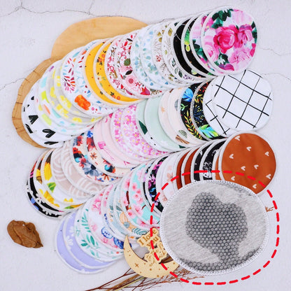 Random Prints Cloth Nursing Pads Reusable Breast Pads Breastfeeding Nipple Pads,More Prints Will Be Set Maybe Not Shown In Pictures