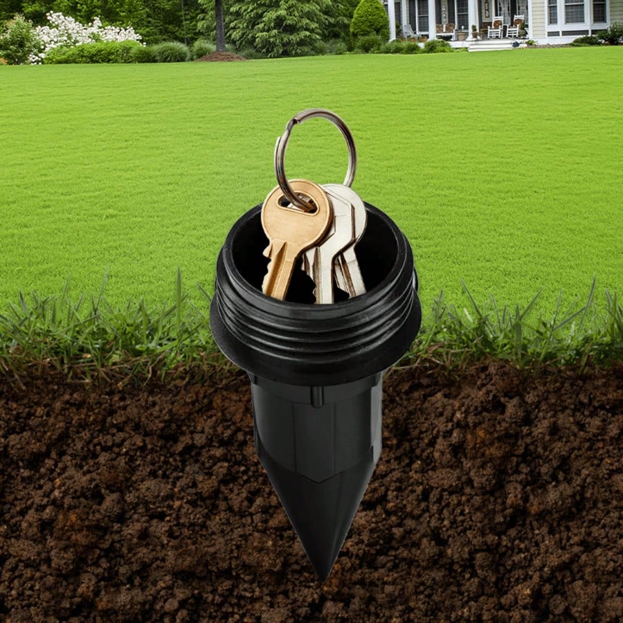 Realistic Key Hider Sprinkler, Outdoor Garden Yard Lawn Waterproof Key Box, Easy To Insert Into Garden Lawn Underground, Waterproof And Corrosion Resistant