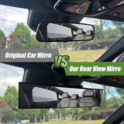Rear View Mirror 12 Inch Universal Wide Angle Rear View Mirror Accessories Panoramic Convex Clip-On For Cars SUVs Trucks Vehicles