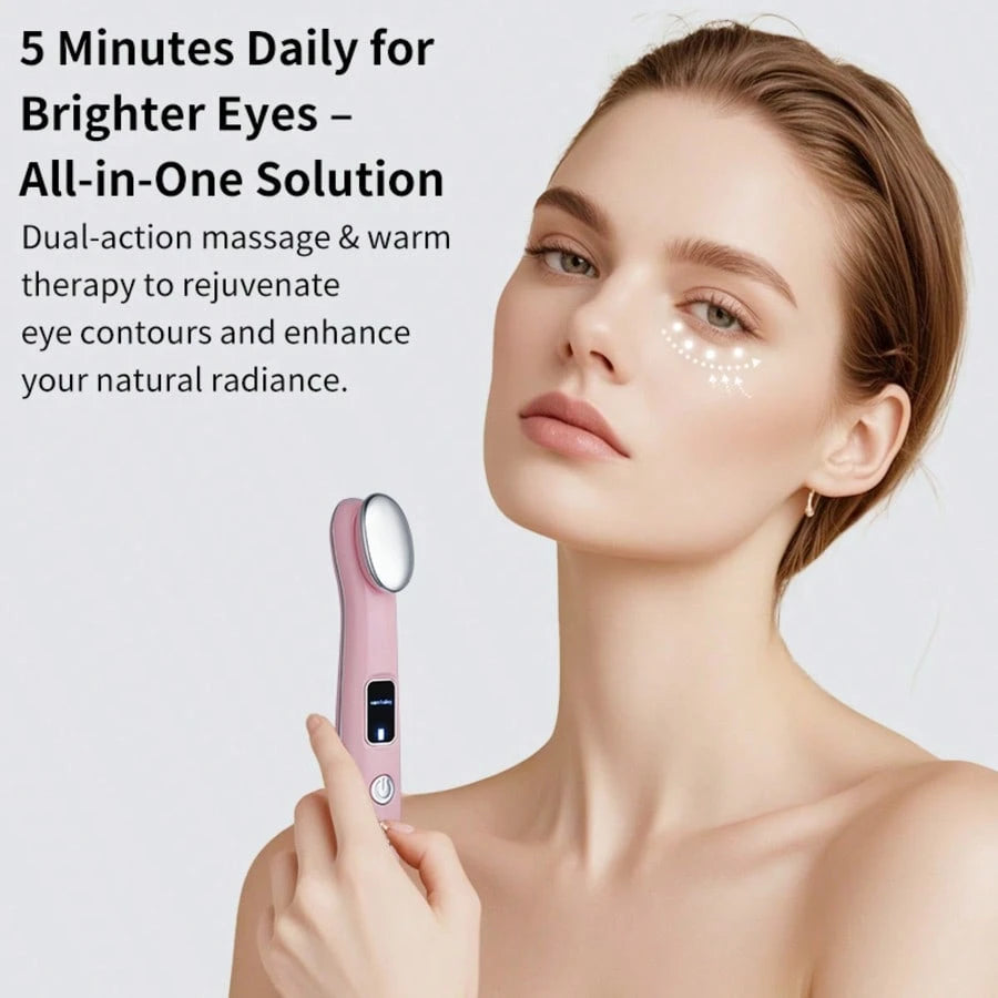 Rechargeable Eye Massage Pen- Facial Massager- Eye Lifting Rod Heats, Warms, Vibrates, Tightens The Skin, Relieves Eye Fatigue, Puffiness, Dark Circles, Eye Bags, Eye Care Tools, And Absorbs Beauty