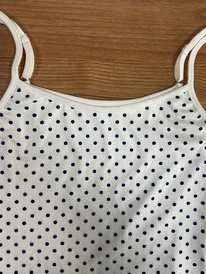 Resyla Women's Lace Patchwork Bow Decor All-Over Print Casual Versatile Daily Outing Camisole Tank Top