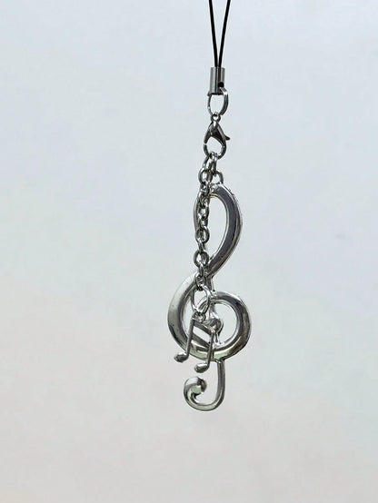 Retro Music Note Phone Chain Korean Style Vintage Cute Phone Lanyard Pendant For Cellphone Adorable Aesthetic Kawaii Y2K Fashion Jewelry Gift Idea Daily Decoration Accessory Must Have