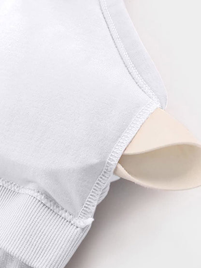 Ribbed Knit Sports Tank Top