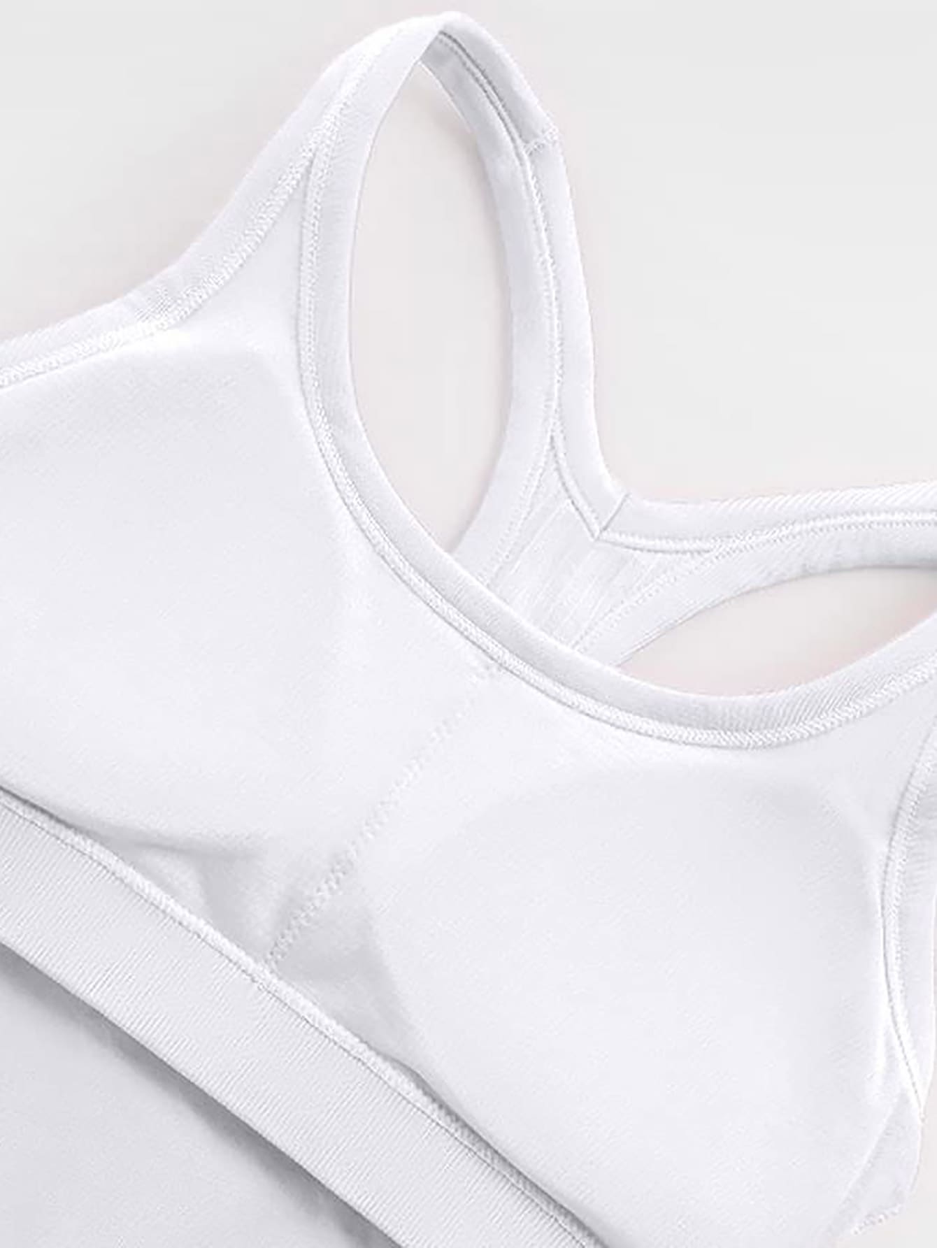 Ribbed Knit Sports Tank Top