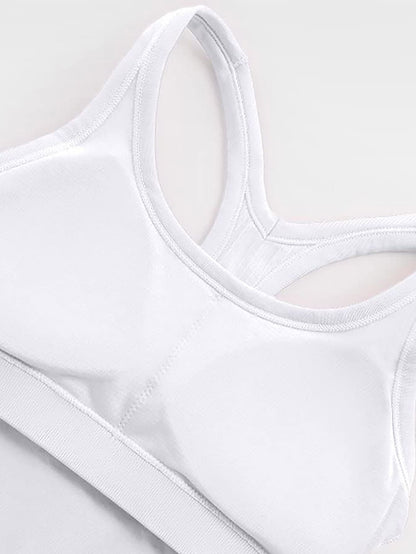 Ribbed Knit Sports Tank Top