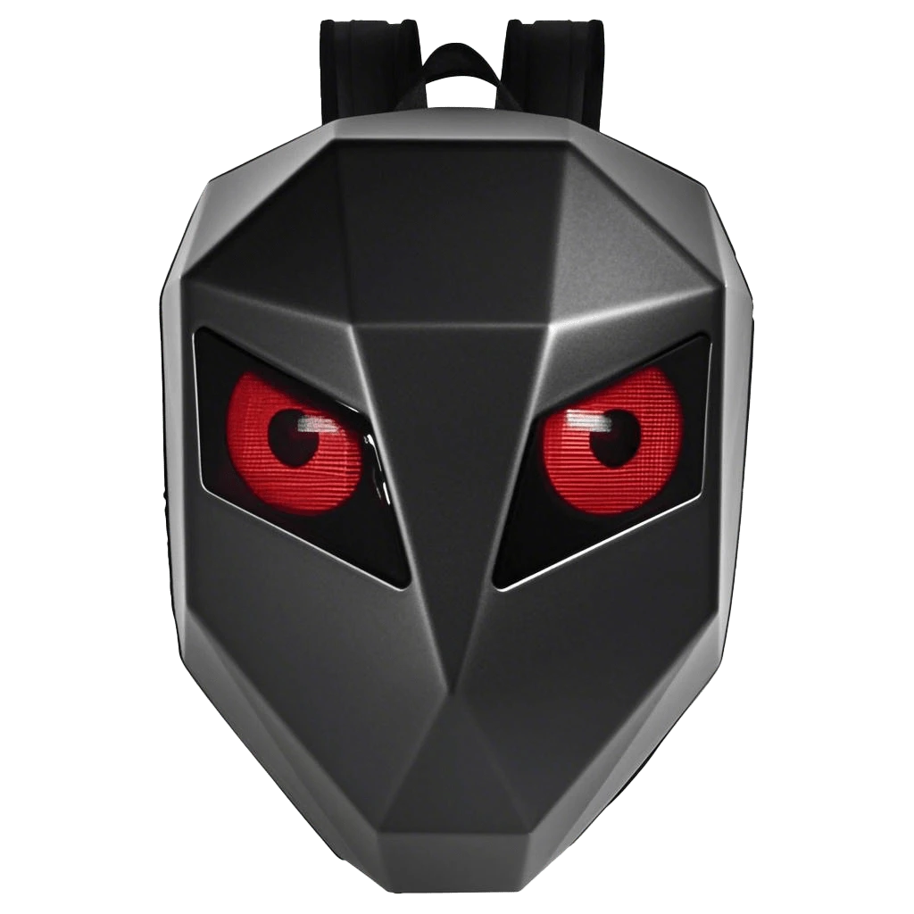 Rider/Biker Backpack LED Backpack Display Backpack Expandable Storage Helmet Motorcycle Backpack Cyberpunk Style Motorcycle Rider Backpack LED Display Bag Released For Motorcycles, Customizable Smartp