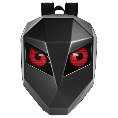 Rider/Biker Backpack LED Backpack Display Backpack Expandable Storage Helmet Motorcycle Backpack Cyberpunk Style Motorcycle Rider Backpack LED Display Bag Released For Motorcycles, Customizable Smartp