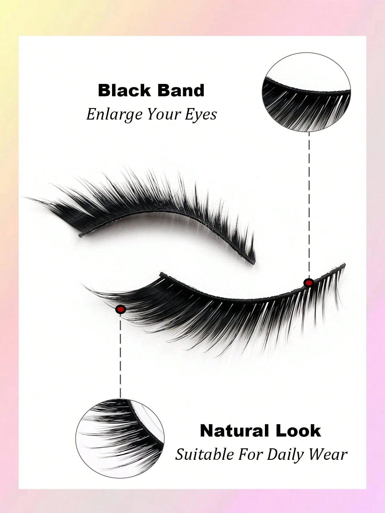 Rikuaild 5 Pairs Of New Fox/Cat Eye False Eyelashes, Create Captivating Makeup, Naturally Curled And Lengthened, Sexy Lashes To Enhance Your Charm.