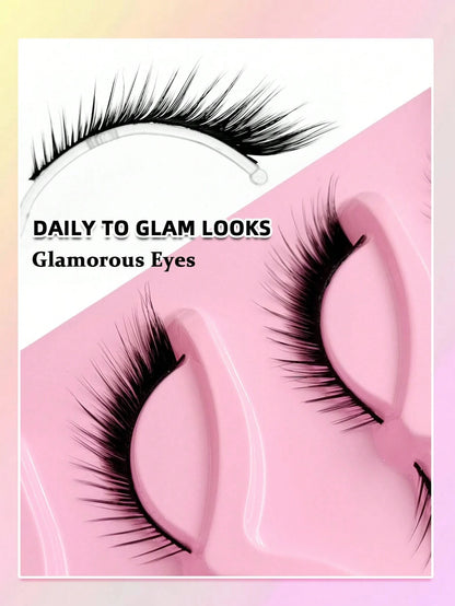 Rikuaild 5 Pairs Of New Fox/Cat Eye False Eyelashes, Create Captivating Makeup, Naturally Curled And Lengthened, Sexy Lashes To Enhance Your Charm.