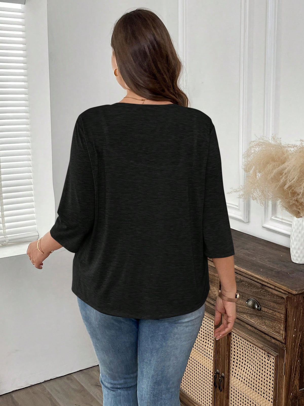 Rosumi Plus Size Vacation Outfits Woman Women Cardigans Solid Color Asymmetric Hem Casual Resort CostumeJacket Fall