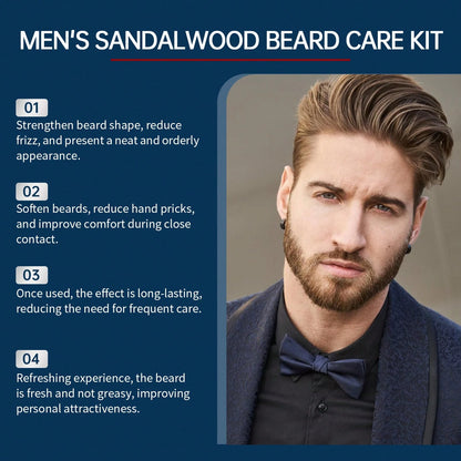 Roxelis Beard Essentials Gift Set For Men – Beard Kit For Men Grooming & Care W/3 Pack Beard Butter, Wash, Lotion, Comb, Brush, Anniversary Valentines Birthday Fathers Gifts Idea For Husband Him Boyfr