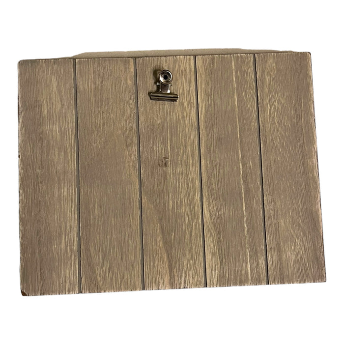 Rustic Clipboard Picture Frame
